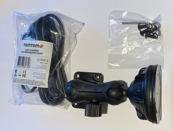 TomTom Soporte para parabrisas RAM + Cargador para coche p. TomTom PRO 8270